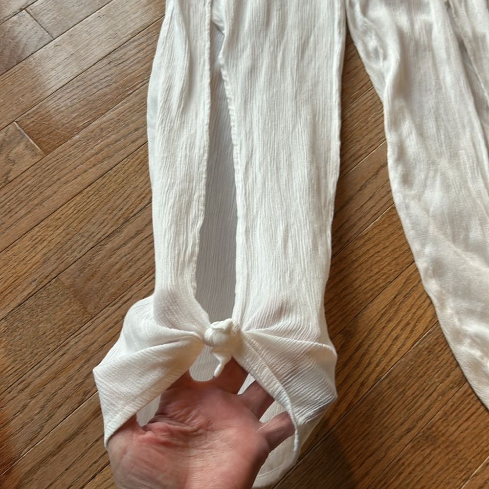 Kona Sol White Swim Coverup Pants - Picture 6 of 10
